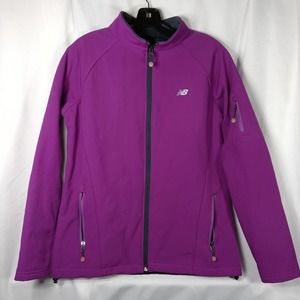 New Balance Women Lightweight Full Zip Jacket Purple